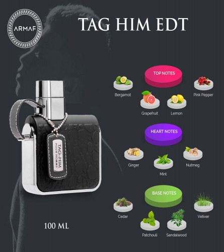 ARMAF Tag Him Pour Homme Eau De Toilette, 100 ml