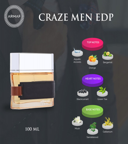 Armaf Craze For Men Eau De Parfum