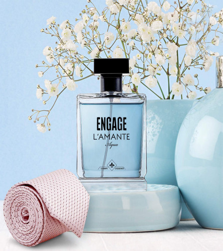 Engage L'amante Aqua Eau De Parfum for Men, Aqua, Long Lasting and Premium, Skin Friendly
