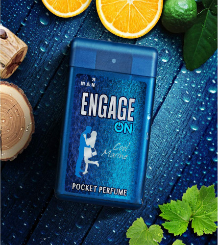 Engage ON Cool Marine Pocket Perfume For Men