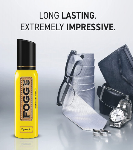 Fogg Dynamic, No Gas Perfume Body Spray For Men, Long Lasting Deodorant