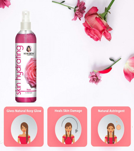 Keya Seth Skin Hydrating Rose Toner 200 ml (Pack of 2)