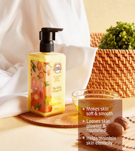 Buds & Berries Shea Butter and Argan Oil Body Lotion 240 ml (Pack of 2)