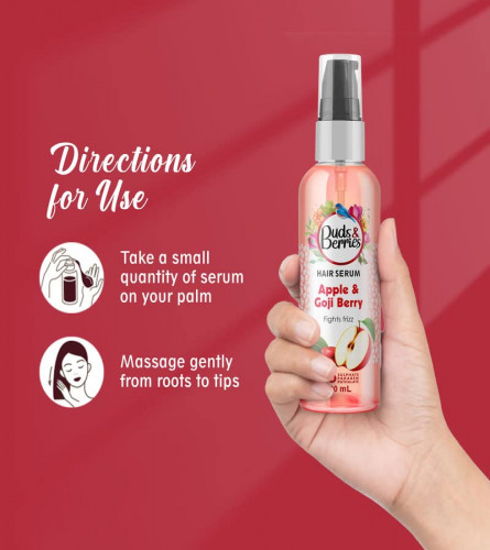 Buds & Berries Apple & Gojiberry Hair Serum 100 ml (Pack of 2)
