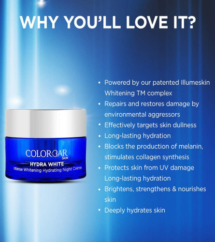Colorbar Hydra White Intense Whitening Night Cream 25 gm