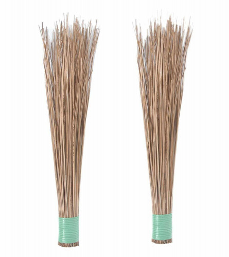 Natural Coconut Leaf Grass Broom Stick