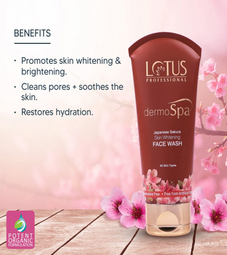Lotus Professional DermoSpa Japanese Sakura Face Wash 80 g (Pack of 2)