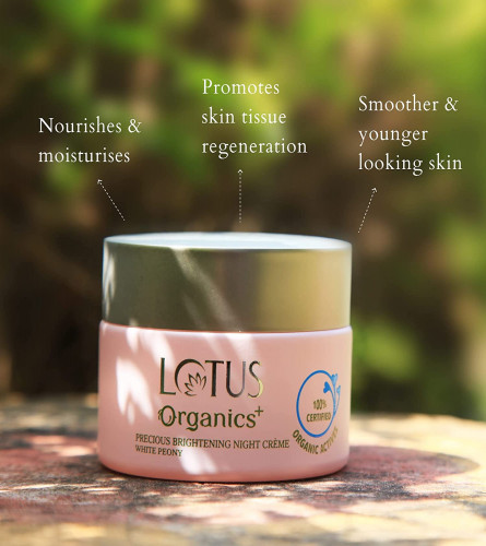 Lotus Organics+ Precious Brightening Night Cream 50g