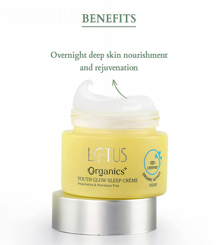 Lotus Organics+ Youth Glow Sleep Night Cream 50 g