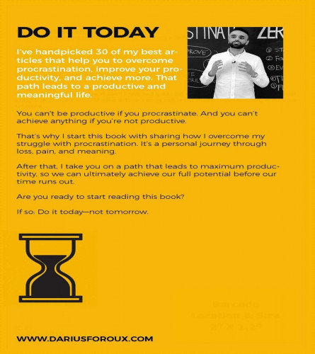 Do It Today : (Paperback)