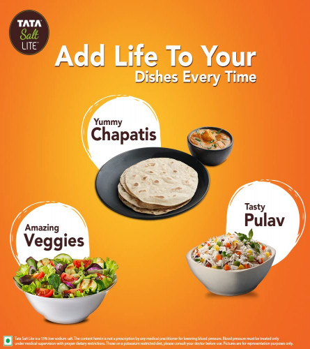 Tata Salt Lite 15% Low Sodium Salt Reduce Sodium For Active Health 1kg