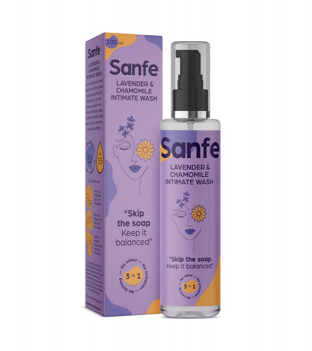 Sanfe Natural 3 In 1 Intimate Wash 100 ml (Pack of 2)