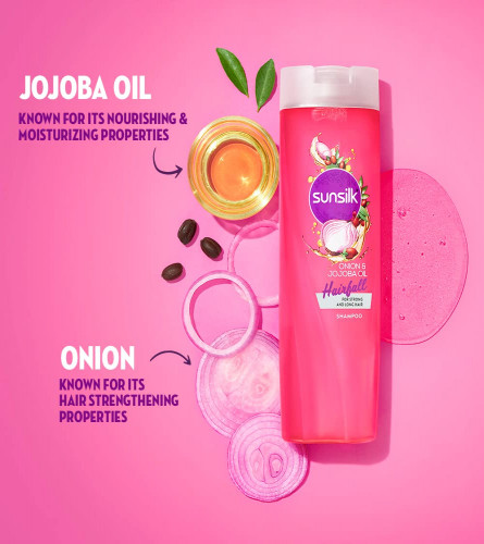 Sunsilk Hairfall Shampoo with Onion & Jojoba 370 ml