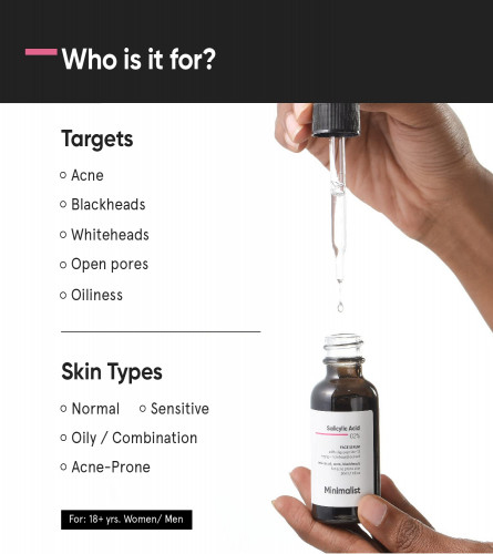 Minimalist 2% Salicylic Acid Serum For Acne, Black-Heads & Open Pores 30 ml