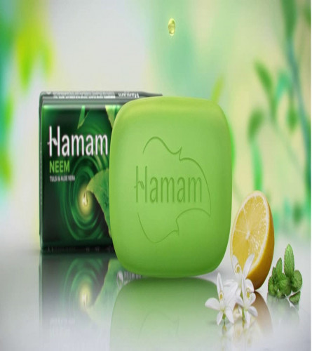 Hamam Neem Tulsi & Aloe Vera Bathing Soap 150 gm (Pack Of 4)
