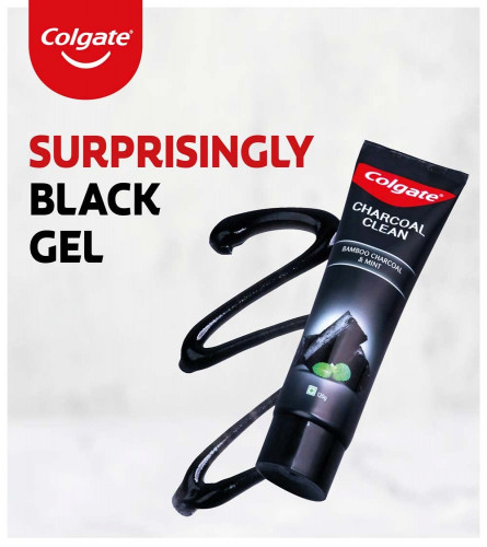Colgate Charcoal Clean Black Gel Toothpaste 120 gm (Pack Of 4)