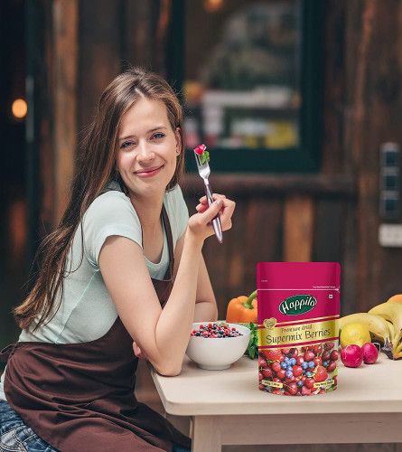 Happilo Premium Dried Super Mix Berries 200 gm (Pack of 2)