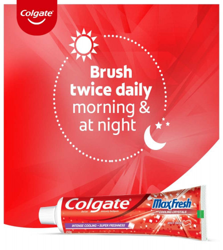 Colgate MaxFresh Anticavity Toothpaste Gel 150 gm (Pack of 2)