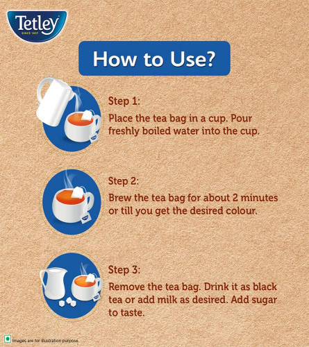Tetley Original Rich Taste of Assam Tea Black Tea 100 Tea Bags