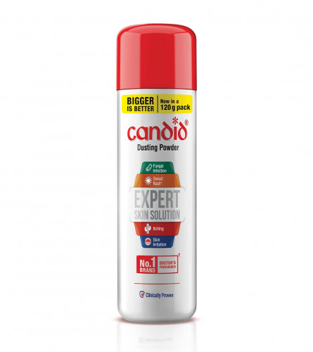 Candid Dusting Powder 120 Gm (Pack of 3)