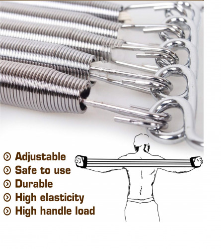 Chest Expander with 5 Springs Gym Exercise