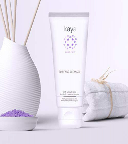 Kaya Clinic Acne Free Purifying Cleanser Salicylic Acid Face Wash Reduces Acne & Pimples