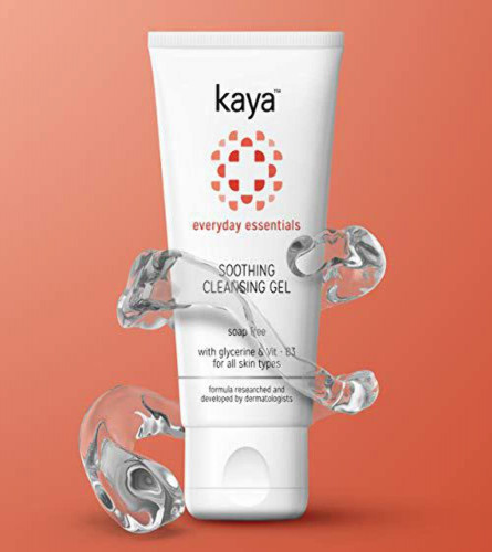 Kaya Clinic Soothing Cleansing Gel Soap Free & Gentle Face Wash with Niacinamide