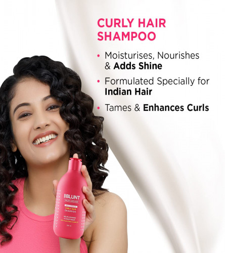 BBLUNT Curly Hair Shampoo with Coconut Water & Jojoba Oil
