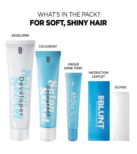 BBLUNT Salon Secret High Shine Crème Hair Colour, 100 g - 4.31 (Coffee Natural Brown)