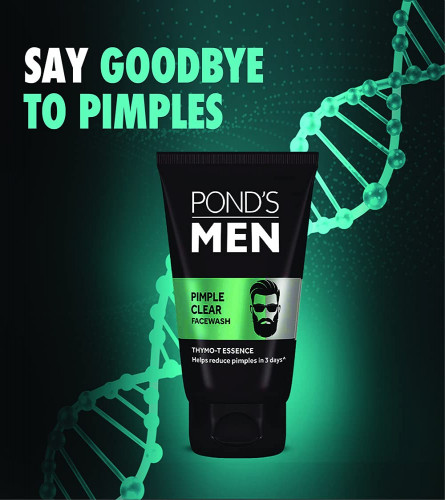 Pond'S Men Pimple Clear Face wash Reduces Pimples In 3 Days