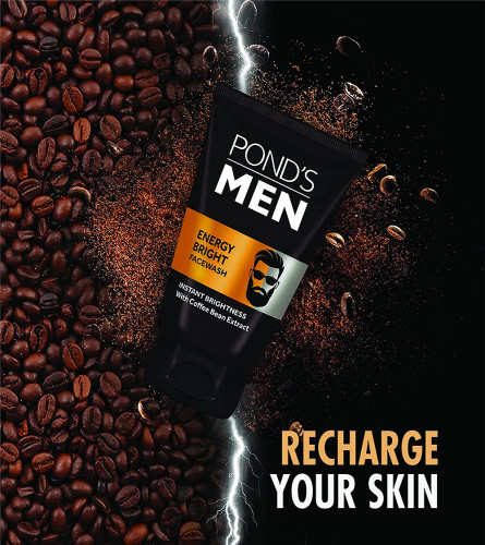POND'S Men's Energy Bright Face Wash Coffee Beans Bright Skin