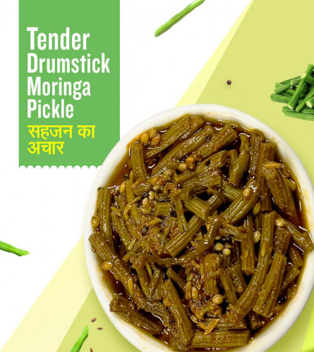 Add Me Ghar ka sehjan ka achar in mustard oil, 500 gm | Tender Drumstick Moringa Pickle