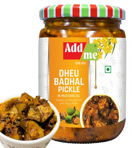 Add Me Dheu Pickle in Mustard Oil 500gm, Homemade Bihari Badhal dheu ka achar