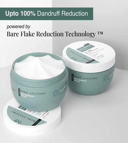 Bare Anatomy EXPERT Anti-Dandruff Hair Mask | Targets Oily Scalp and Sheds Dry Flakes