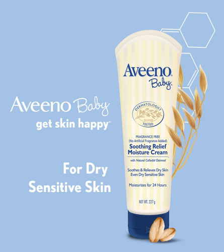 Aveeno Baby Soothing Relief Moisture Cream Fragrance Free