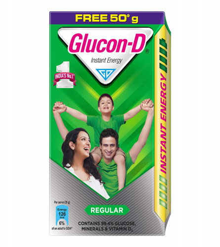 Glucon-D Instant Energy Health Drink Regular 500 gm