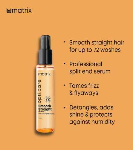 Matrix Opti Care Smooth Straight Professional Split End Hair Serum with Shea Butter
