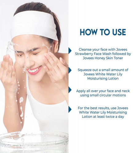 Jovees White Water Lily Moisturizing Lotion 200 ml (pack of 2)