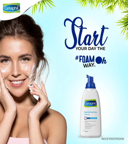 Cetaphil Face Wash Gentle Foaming Cleanser 236 ml