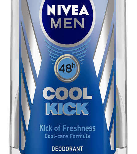 Nivea Cool Kick Deodorant Roll On for Men 50 ml (pack of 3)