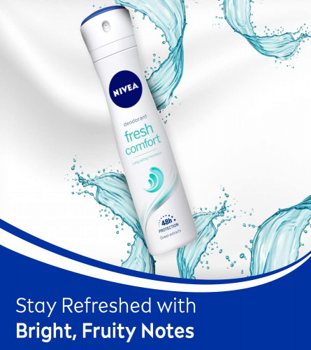 NIVEA Women Deodorant Fresh Comfort 150 ml (Pack of 2)