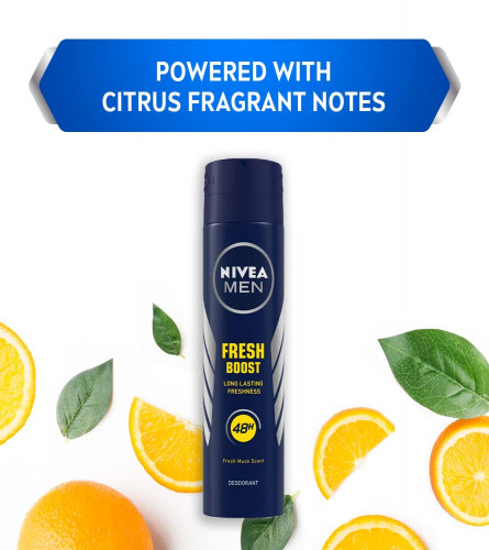 Nivea Deodorant Fresh Boost 48h Long lasting Freshness 150 ml (Pack of 2)