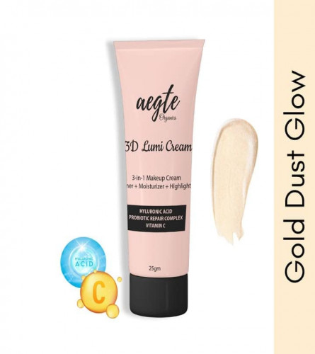 Aegte 3D Lumi Strobe Cream | Primer + Highlighter + Moisturizer