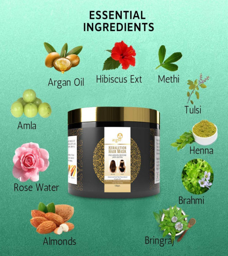 Aegte Keralution Hair Mask – All-Natural Hair Treatment Infused with Keratin & Biotin