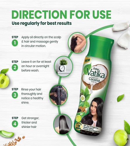 Dabur Vatika Enriched Coconut Hair Oil 300 ml