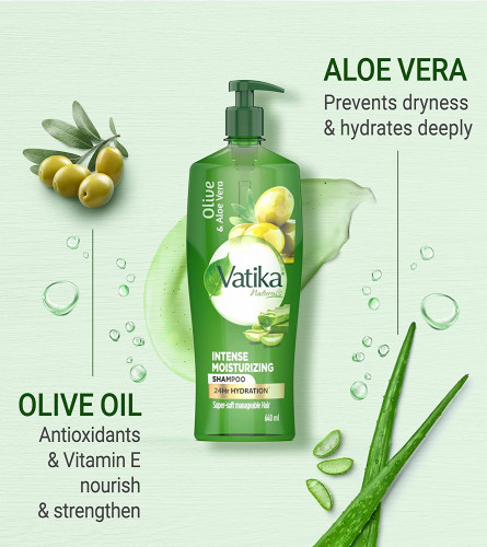 Dabur Vatika Intense Moisturising Shampoo 640 ml