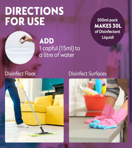 Dettol Liquid Disinfectant for Floor Cleaner, Surface Disinfection (Lavender Blossom)
