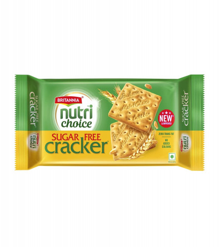 Britannia NutriChoice Sugar Free Cracker Biscuits Pouch 300 g