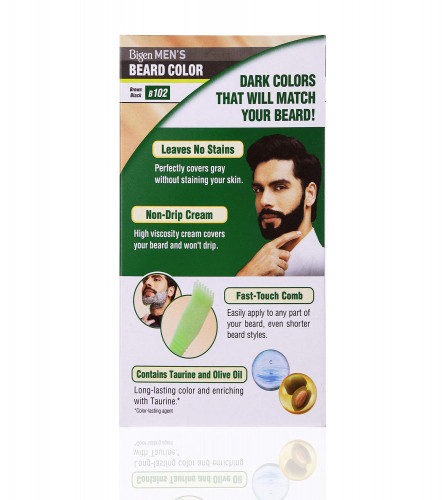 Bigen Men's Beard Color, 40 g - Brownish Black B102