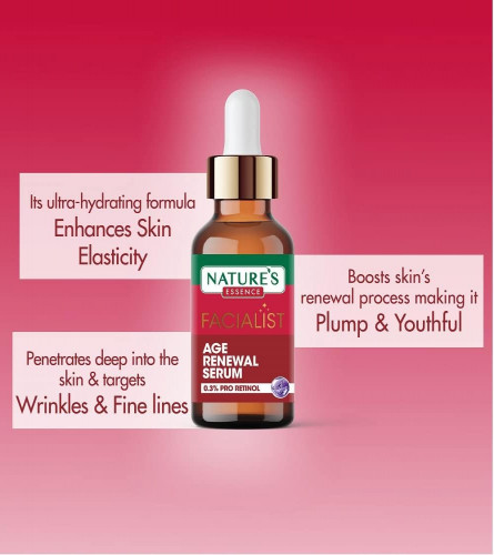 Nature's Essence Age Renewal Face Serum 30 ml (Pack of 2)